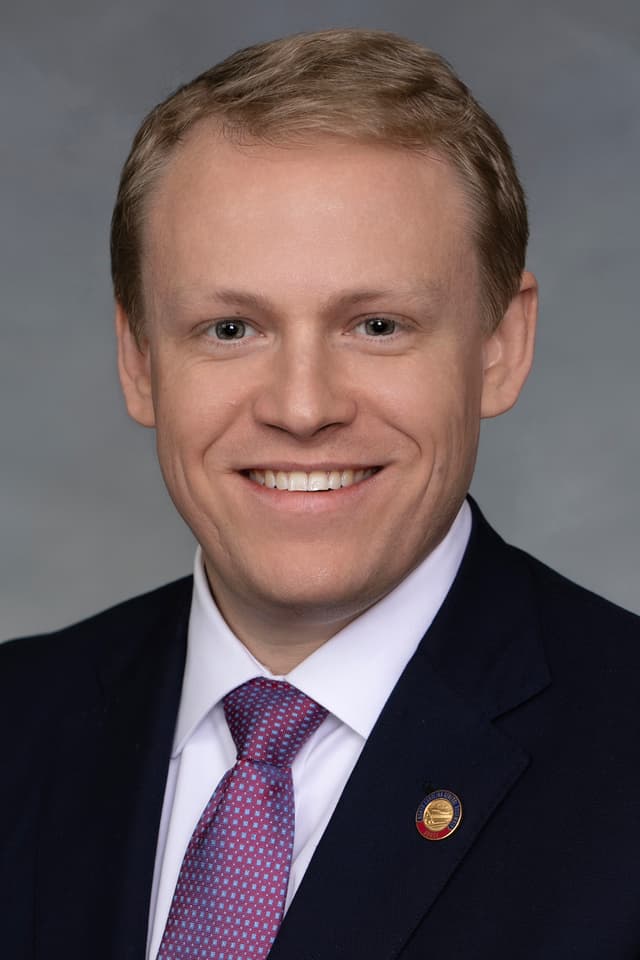 Rep. Destin Hall headshot